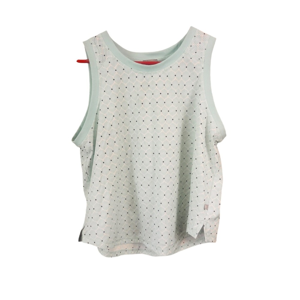 Talbots Light Mint Eyelet Sleeveless Knit Tank‎